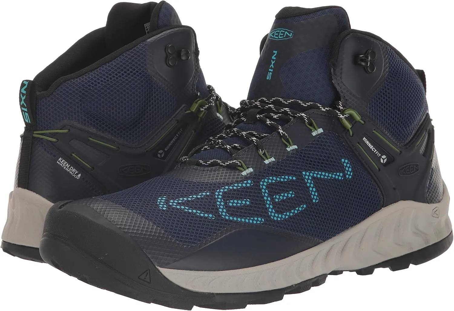 KEEN Men's Nxis Evo Mid Height Waterproof Fast Packing Hiking Boots