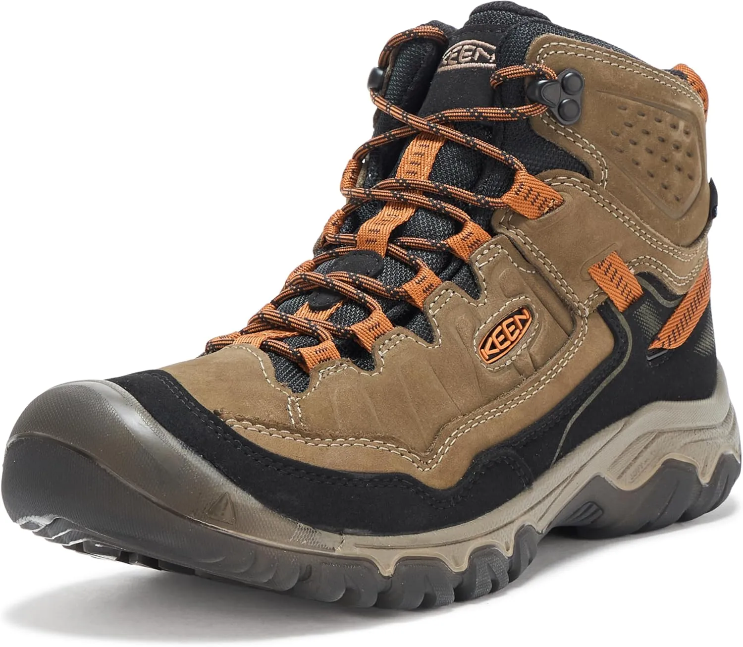 KEEN Men's Targhee 4 Mid Height Durable Comfortable Waterproof Hiking Boot