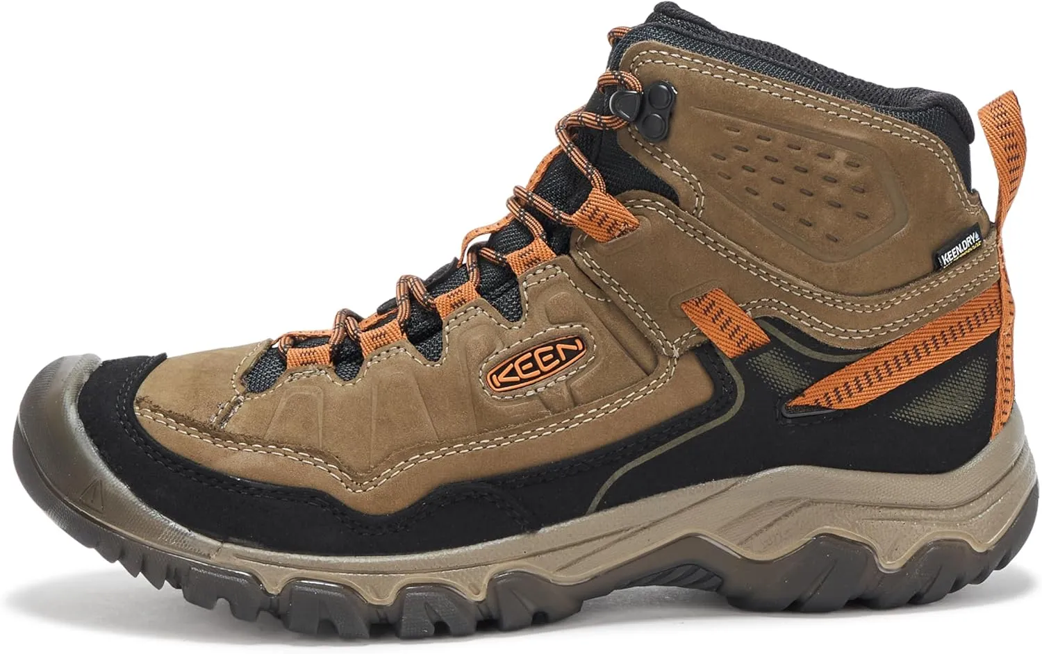 KEEN Men's Targhee 4 Mid Height Durable Comfortable Waterproof Hiking Boot