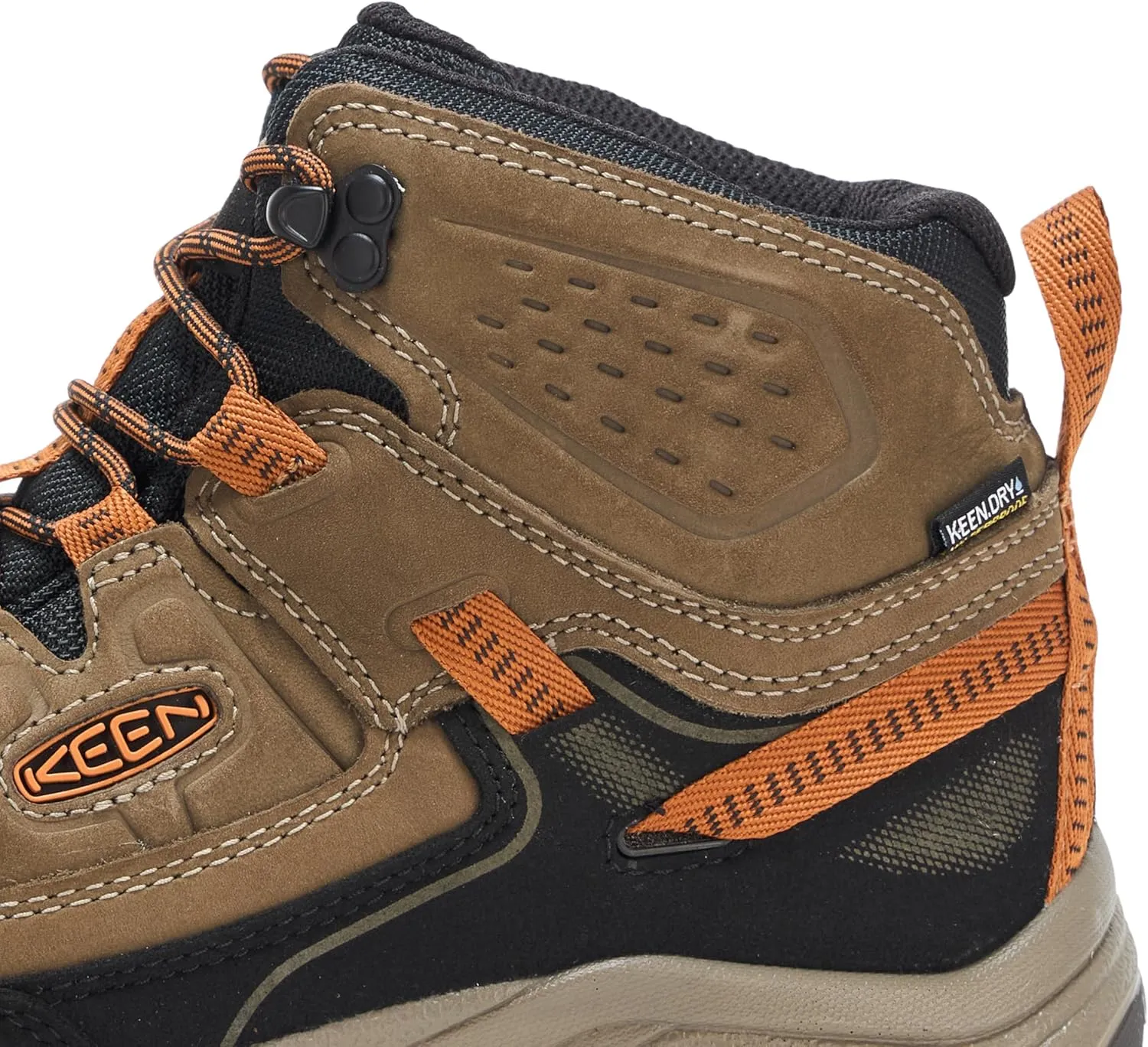 KEEN Men's Targhee 4 Mid Height Durable Comfortable Waterproof Hiking Boot
