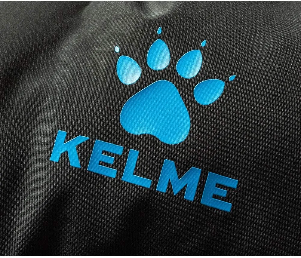 KELME Men's Long Parka Winter Coats, Windproof Hooded Soccer Jacket, Stadium Outdoor Cold Weather Warm Outerwear