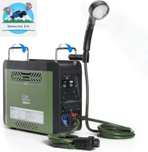 KEMIMOTO Portable Water Heater: Instant Hot Water On-the-Go