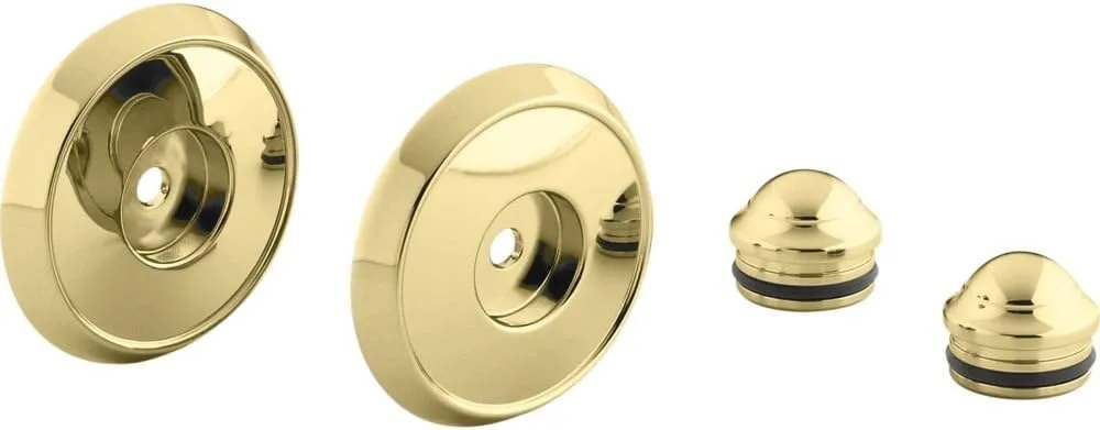 Kohler K-349-PB Forte/Bancroft Slide Bar Trim Kit, Vibrant Polished Brass