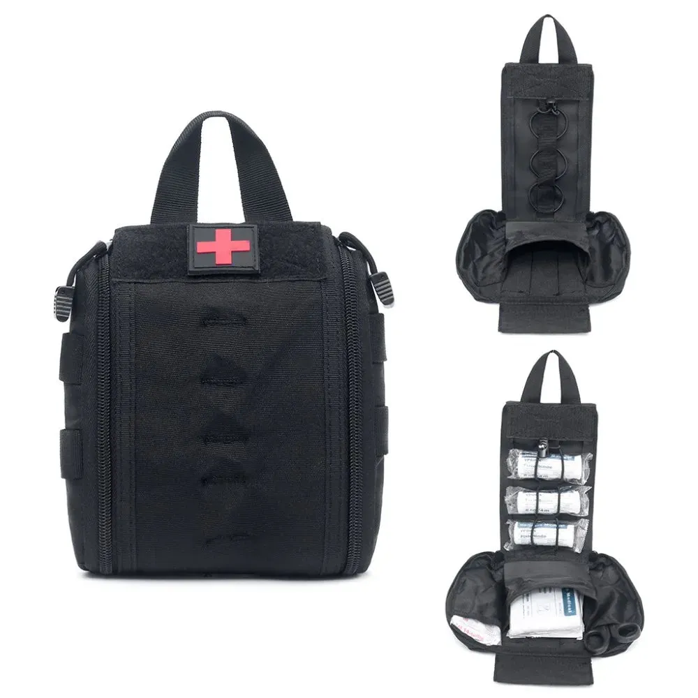 Large Camouflage Molle Pouch EDC Bag Medical EMT Tactical Outdoor First Aid Kits Emergency Pack Ifak Male  Camping Hunting Bag