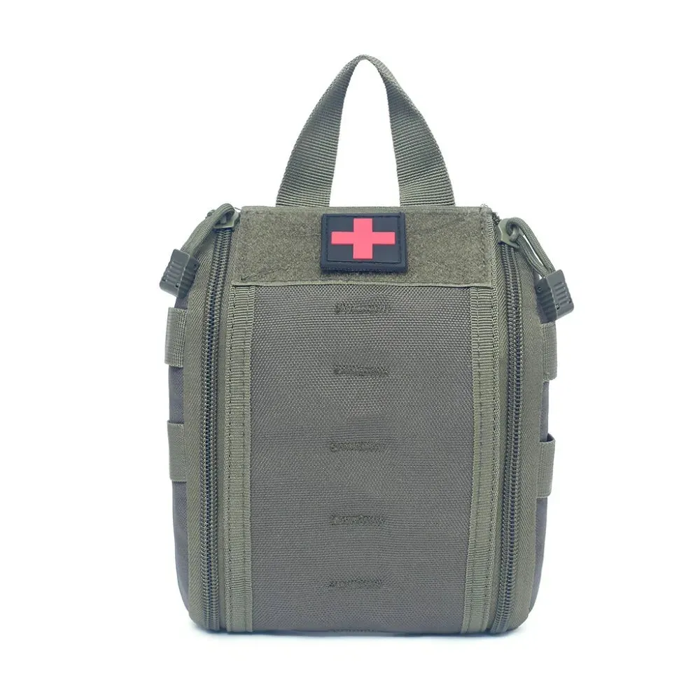 Large Camouflage Molle Pouch EDC Bag Medical EMT Tactical Outdoor First Aid Kits Emergency Pack Ifak Male  Camping Hunting Bag