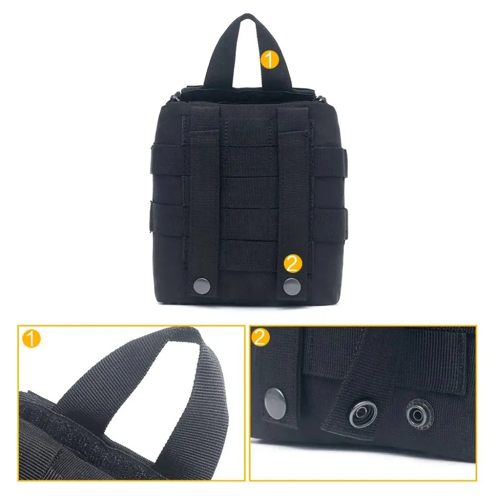 Large Camouflage Molle Pouch EDC Bag Medical EMT Tactical Outdoor First Aid Kits Emergency Pack Ifak Male  Camping Hunting Bag