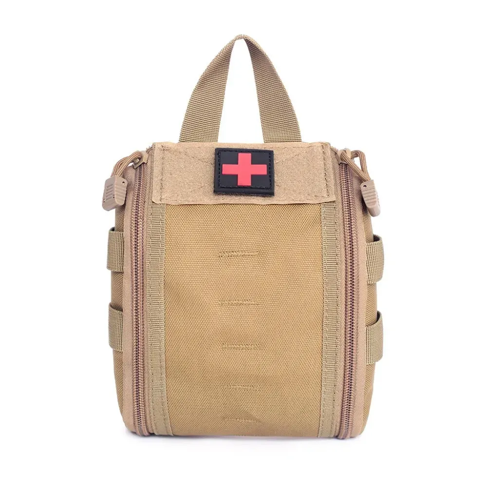 Large Camouflage Molle Pouch EDC Bag Medical EMT Tactical Outdoor First Aid Kits Emergency Pack Ifak Male  Camping Hunting Bag