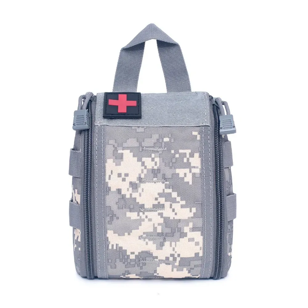 Large Camouflage Molle Pouch EDC Bag Medical EMT Tactical Outdoor First Aid Kits Emergency Pack Ifak Male  Camping Hunting Bag