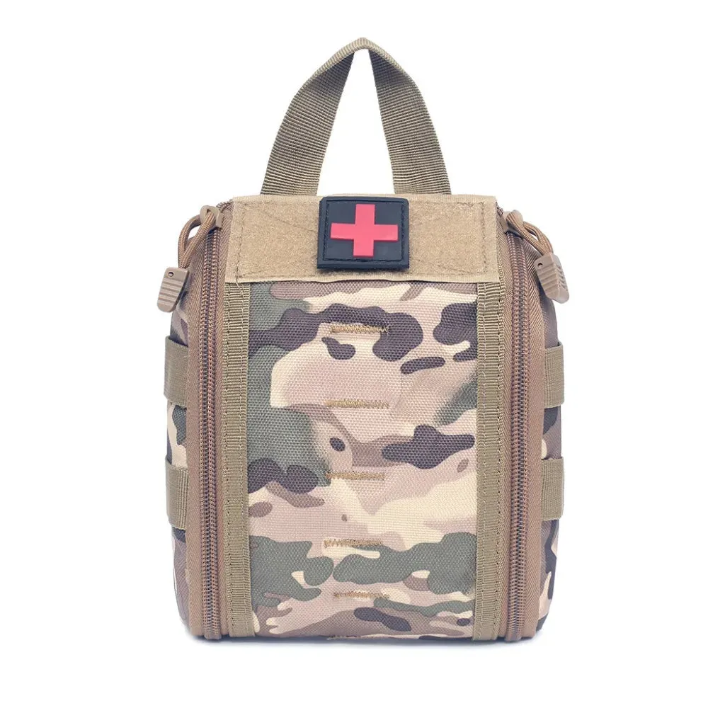 Large Camouflage Molle Pouch EDC Bag Medical EMT Tactical Outdoor First Aid Kits Emergency Pack Ifak Male  Camping Hunting Bag