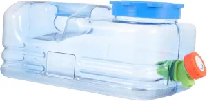 Large Capacity Outdoor Water Storage Container with Tap Portable Water Jug for Camping Self Driving Adventures for Outdoor Activities and Recreation