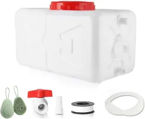 Large Capacity Water Tank with Faucet for Household and Outdoor Use - Portable and Durable Plastic Water Storage Cube11
