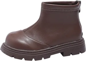 Leather Soft Booties For Toddler Baby Boys Girls Kids 𝐖aterproof Boots Sole Non Slip Shoes Light Comfy Fashion Boots