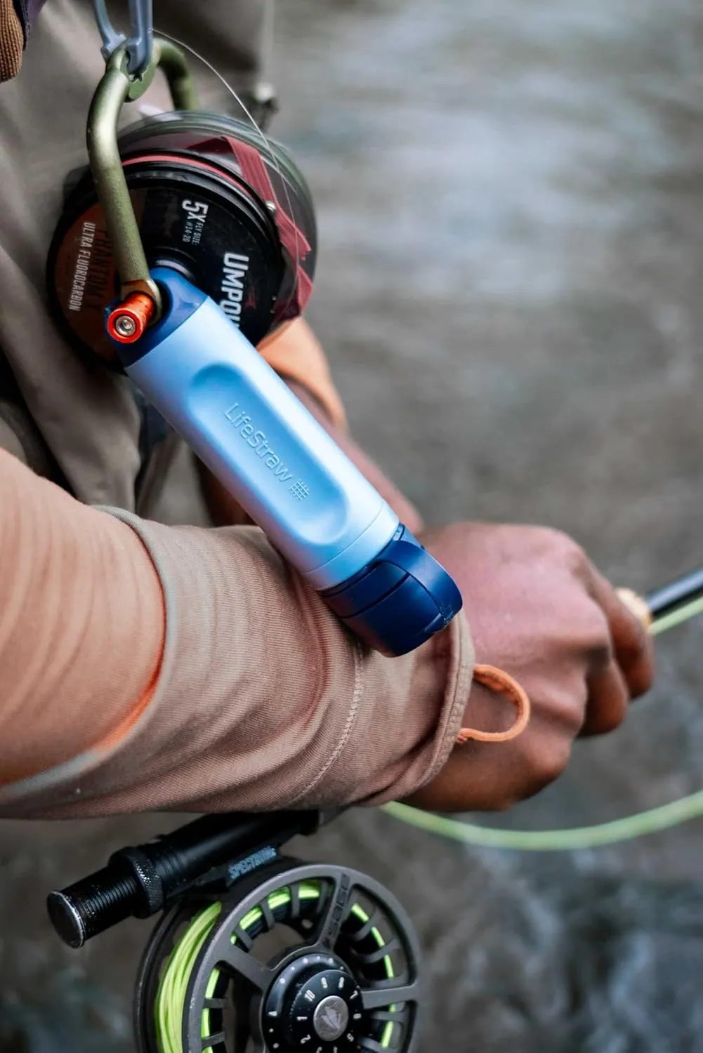 LifeStraw Peak Series – Solo Personal Water Filter for Hiking, Camping, Travel, Survival and Emergency preparedness. Removes Bacteria, parasites and microplastics.