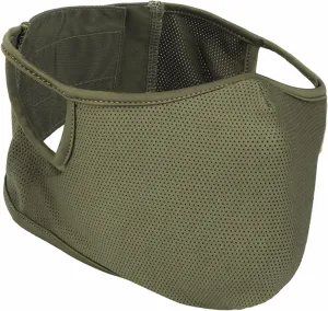 Light Fit Tactical Mask, Wraparound Soft Quick-Dry Fabric with Earloop, Detachable 3D Hold Silicone Liner with Breathable Holes, Absorbs Impact, Anti-dust Airsoft Half Face Shield