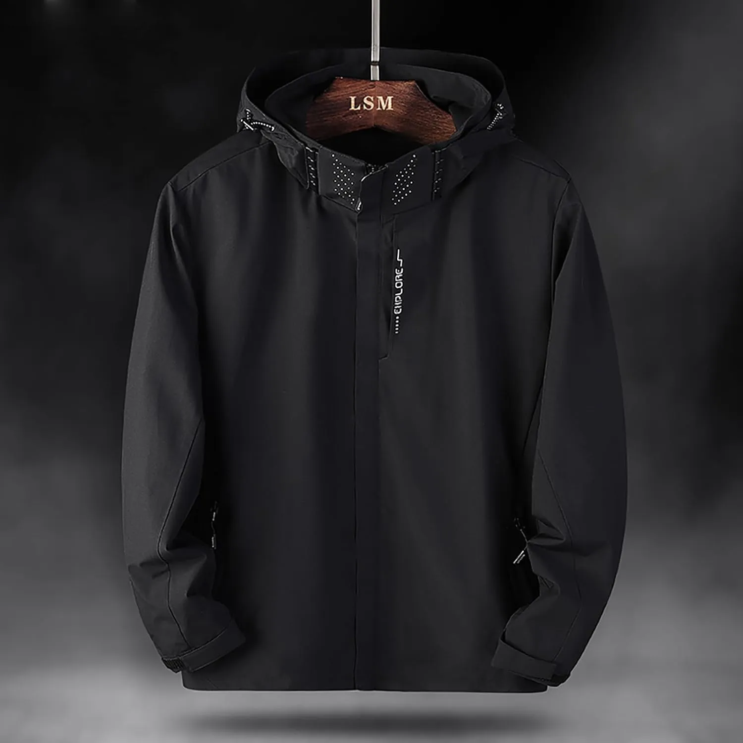 Light Weight Jackets Womens Plus Size Rain Coats Waterproof Packable Raincoats Outdoor Windbreaker with Pockets