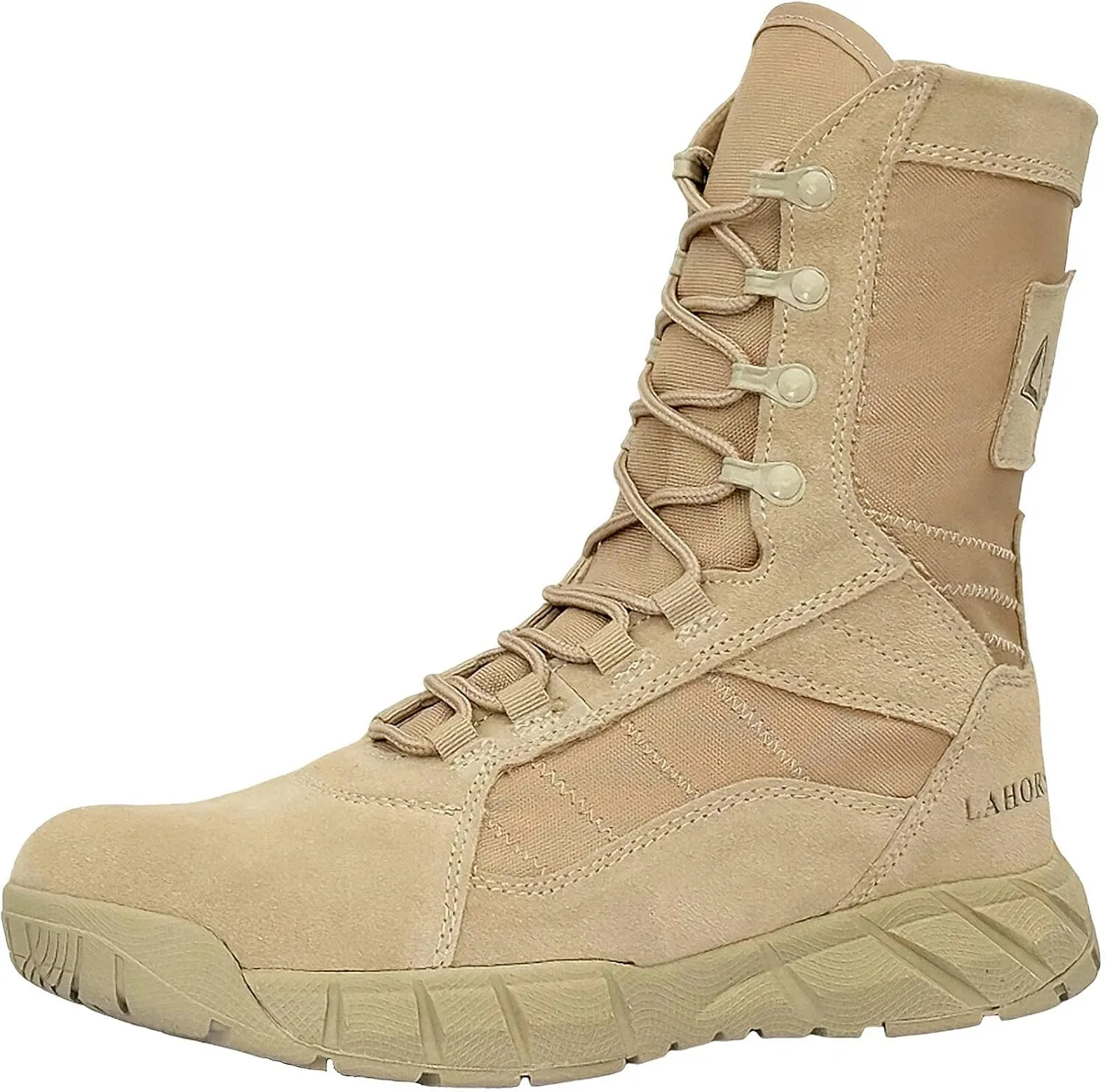 Lightweight Man Tactical Military Boots Combat Boots Anti-Collision Side Zipper Training Lace Up Outdoor Hiking Breathable Shoe