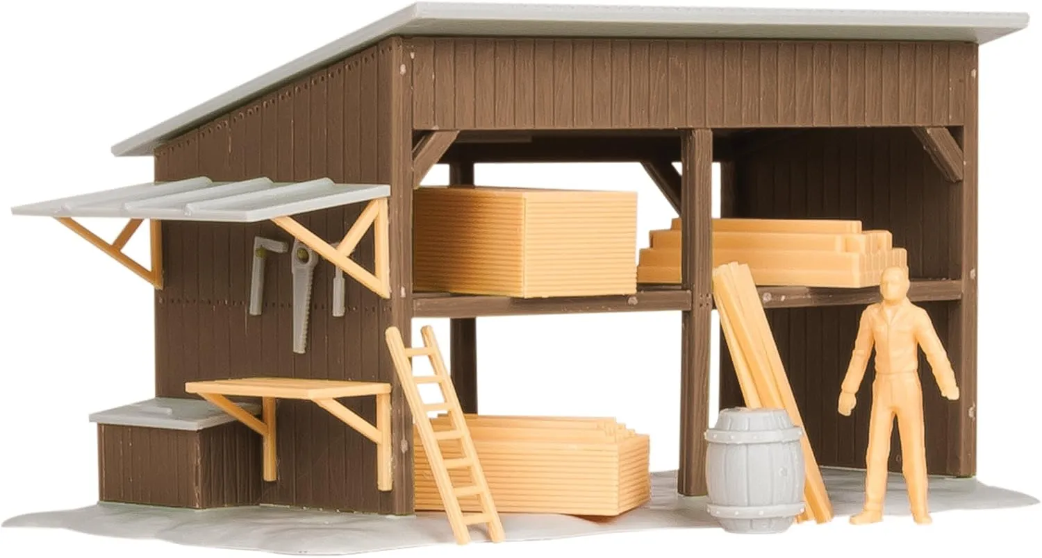 Lionel Lumber Shed O Gauge Model Train Building Kit