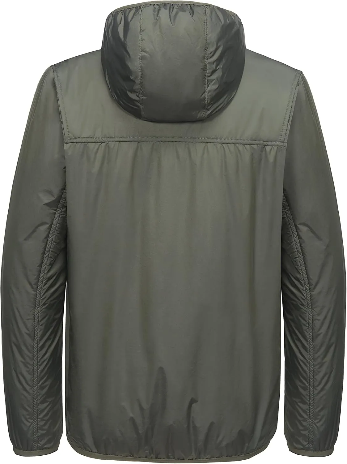 Little Donkey Andy Men's Lightweight Packable Sun Protection Jacket Quick Dry Full Zip Hooded Windbreaker for Hiking