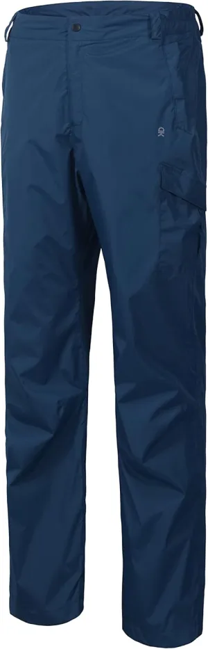 Little Donkey Andy Men's Lightweight Waterproof Rain Pants Breathable Hiking Pant for Outdoor Fishing