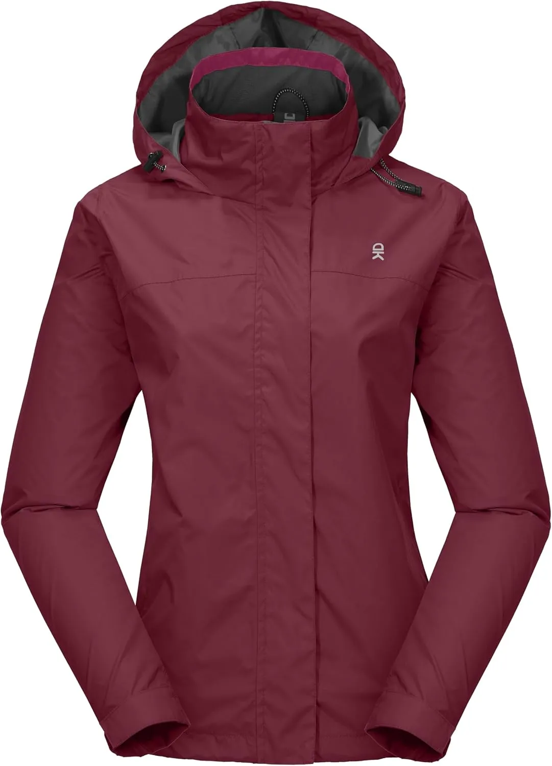 Little Donkey Andy Women’s Waterproof Rain Jacket Lightweight Outdoor Windbreaker Rain Coat Shell for Hiking, Travel