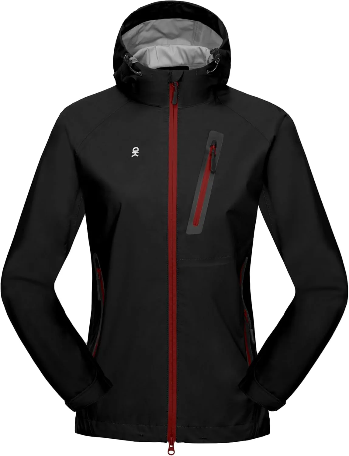 Little Donkey Andy Women’s Waterproof Rain Jacket Lightweight Outdoor Windbreaker Rain Coat Shell for Hiking, Travel
