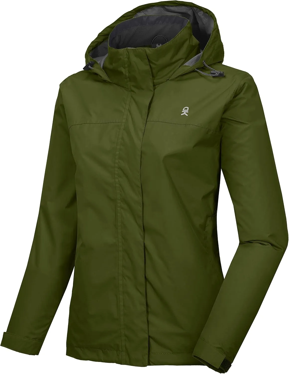 Little Donkey Andy Women’s Waterproof Rain Jacket Lightweight Outdoor Windbreaker Rain Coat Shell for Hiking, Travel