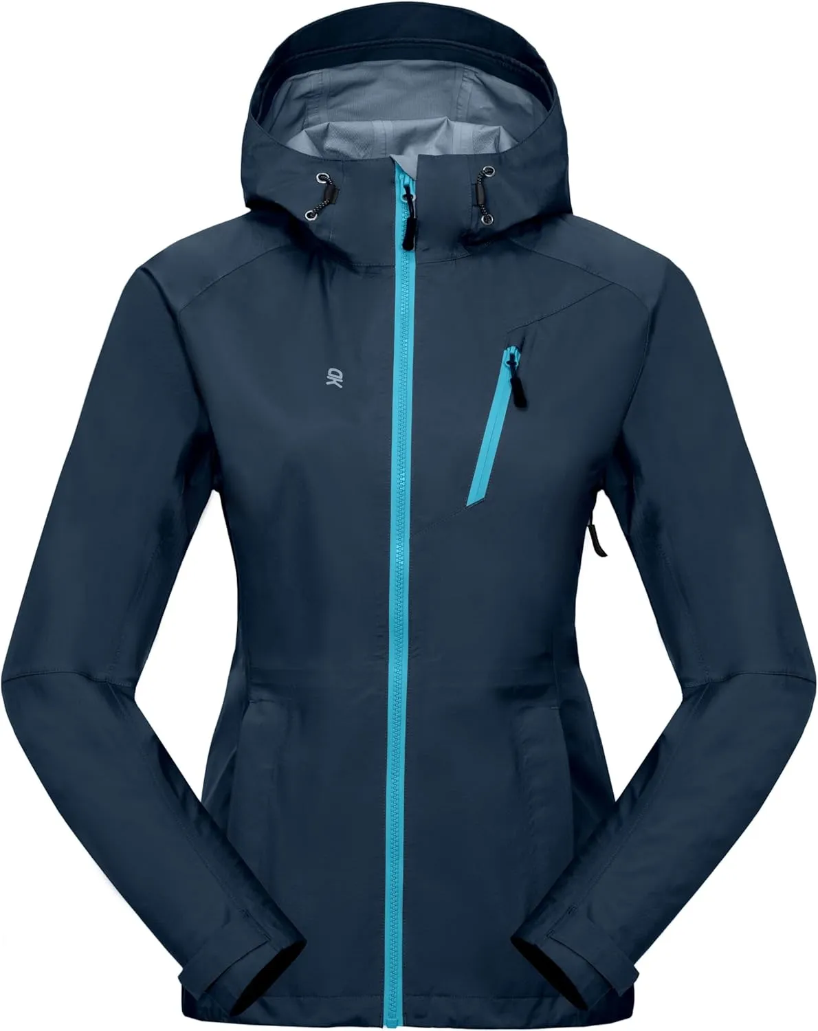 Little Donkey Andy Women’s Waterproof Rain Jacket Lightweight Outdoor Windbreaker Rain Coat Shell for Hiking, Travel