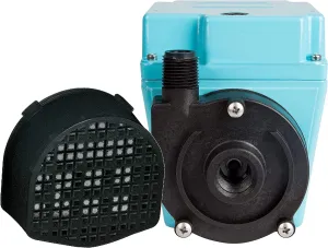 Little Giant 3E-12NRY 230-Volt, 1/15 HP, 600 GPH Oil-Filled Direct Drive In-Line or Submersible Pump with 12-ft. Cord (Plug-less), Blue, 503216