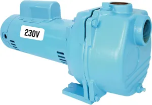 Little Giant LSP-200-C 2 HP, 230 Volts, 97 GPM, 48 PSI Sprinkler/Irrigation Pump, Blue, 558296