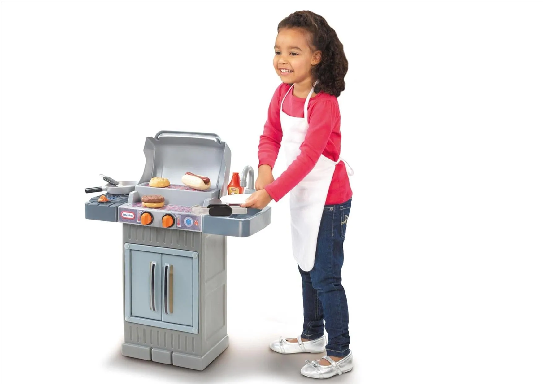 LITTLE TIKES  Cook N Grow Bbq Grill: Anytime is grillin' time with this toy grill barbeque set - 633904