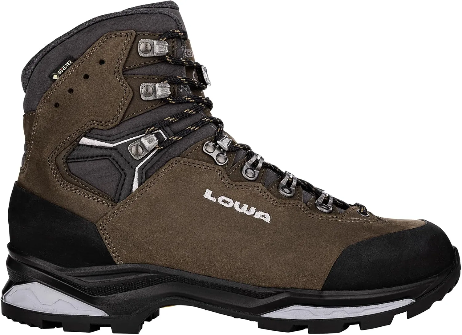 Lowa Mens Camino Evo GTX Nubuck Brown Graphite Boots 10 US
