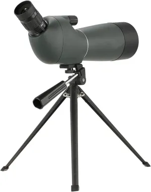M 20-60x60 Single Cylinder Telescope Waterproof Spotting Scope Outdoor HD Monocular Telescope Hiking Bird Watching Telescope with Tripod