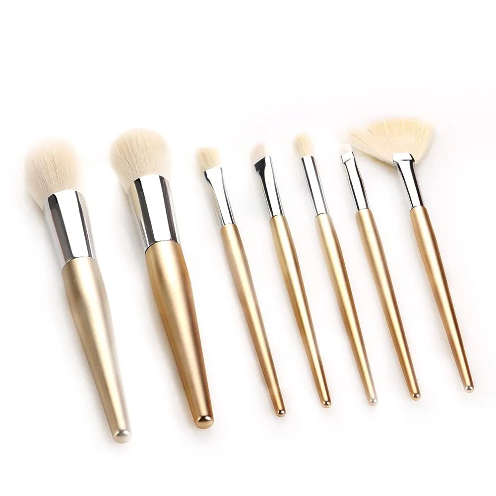 Makeup Brushes 7pcs Makeup Brush Set, Premium Synthetic Kabuki Make Up Brush Kit Foundation Powder Eyeshadow Professional Cosmetic Tools 44-1