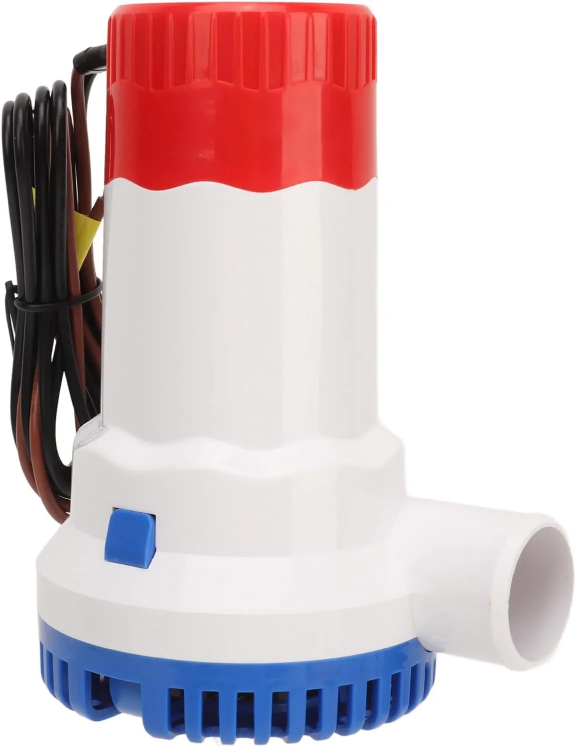 Marine Bilge Pump, Bilge Pump Water Cooled Motor Plastic 1500GPH for Ponds (12V)
