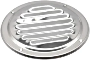 MARINE CITY Round Louvered Vent, 304 Grade Stainless Steel, Durable and Weather-Resistant, for Kitchen, Bathroom, Study Room, Roofing, Soffit Vents, Yachts, Caravan