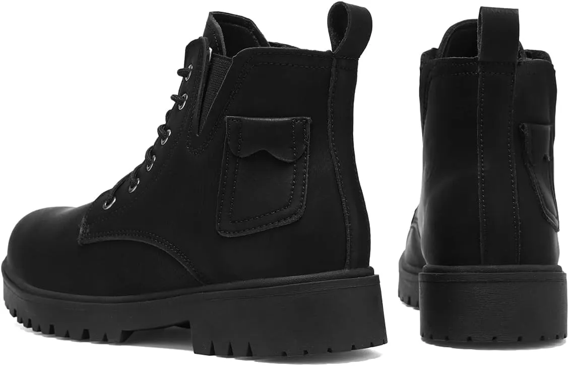 Mens Boots Fashion Casual Motorcycle Boot Hiking Chukka Boots for Men