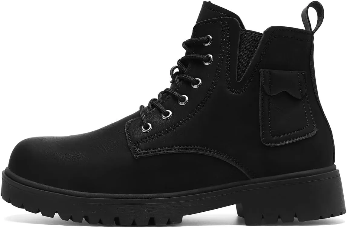 Mens Boots Fashion Casual Motorcycle Boot Hiking Chukka Boots for Men