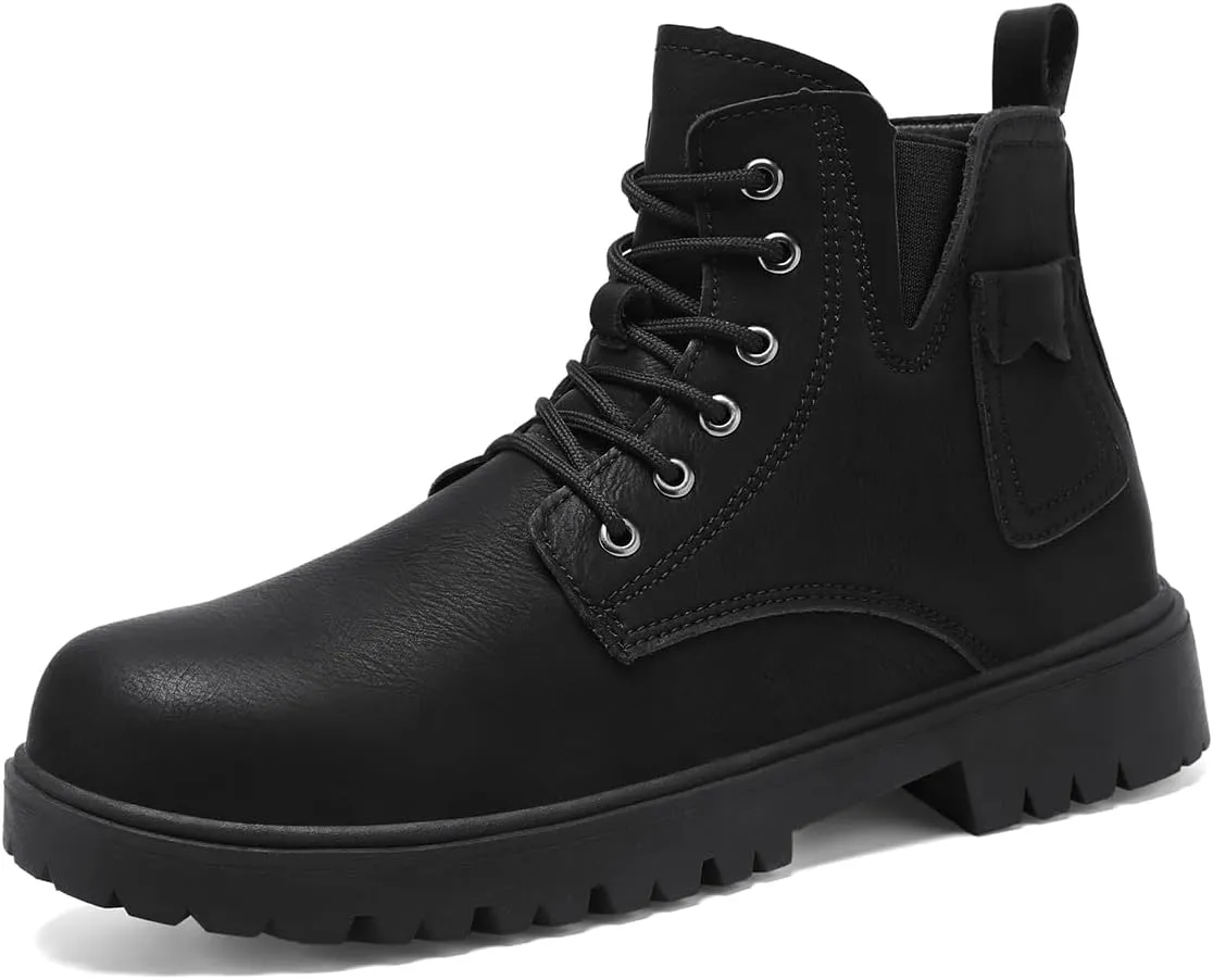 Mens Boots Fashion Casual Motorcycle Boot Hiking Chukka Boots for Men