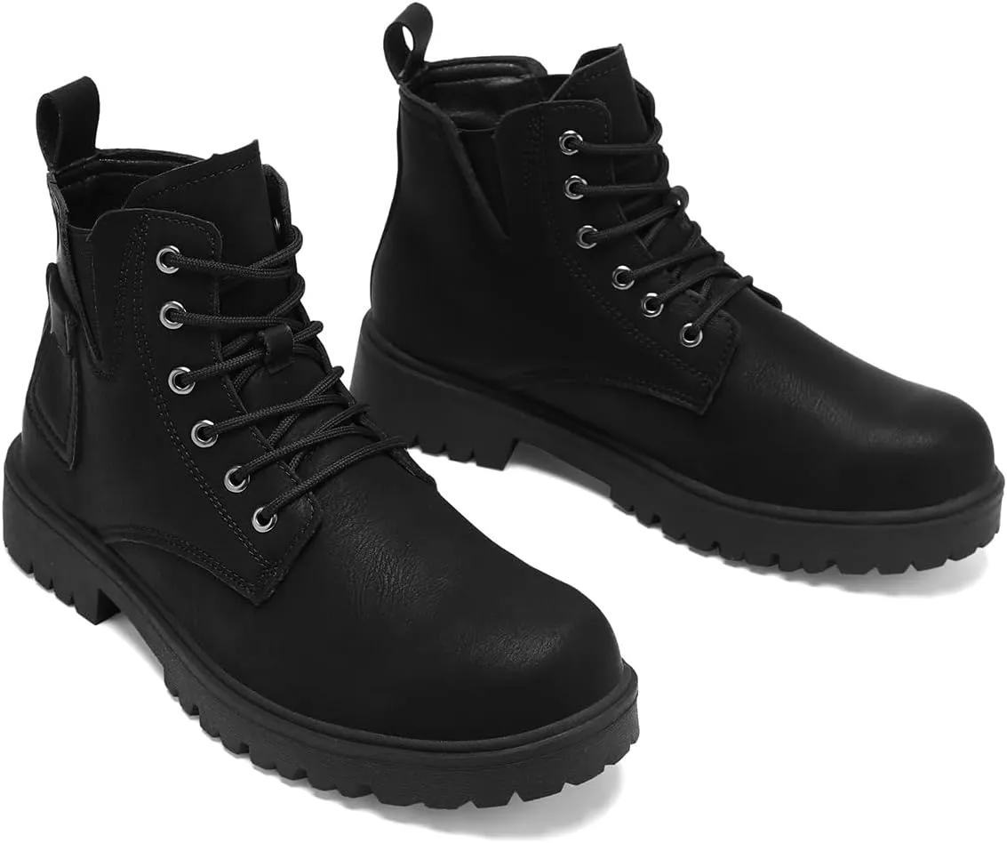 Mens Boots Fashion Casual Motorcycle Boot Hiking Chukka Boots for Men