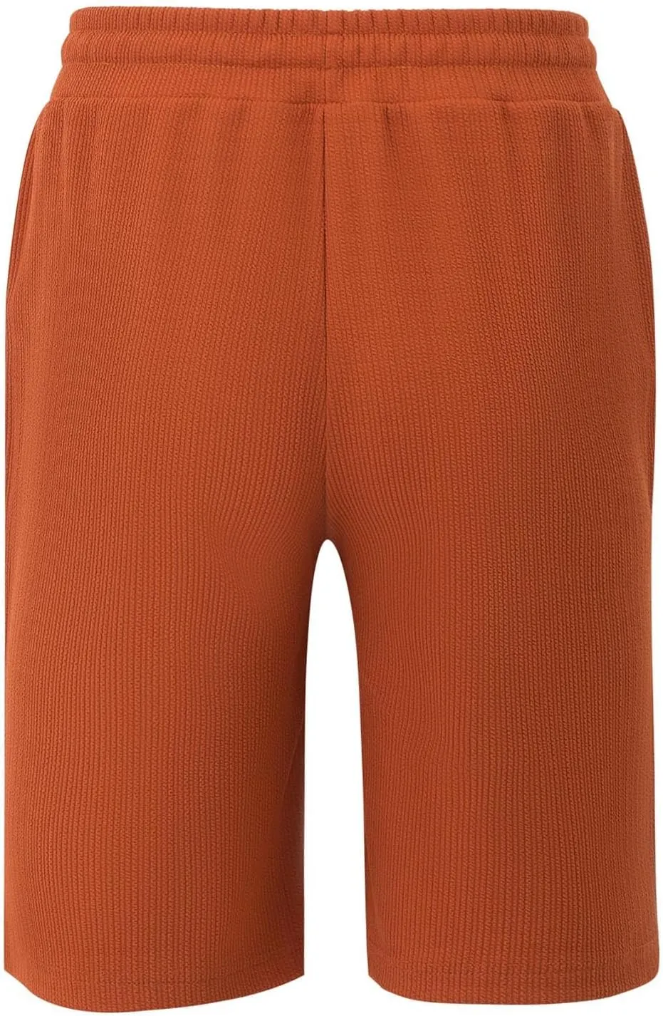 Mens Casual Summer Shorts Cargo Design Lightweight Stretch Waist Multi Pocket Outdoor Lounge Wear