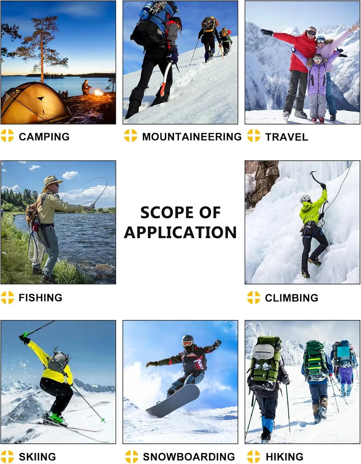 Mens Hiking Snow Pants Skiing Winter Fleece Lined Water Repellent Softshell Pants Outdoor Camping Walking Fishing