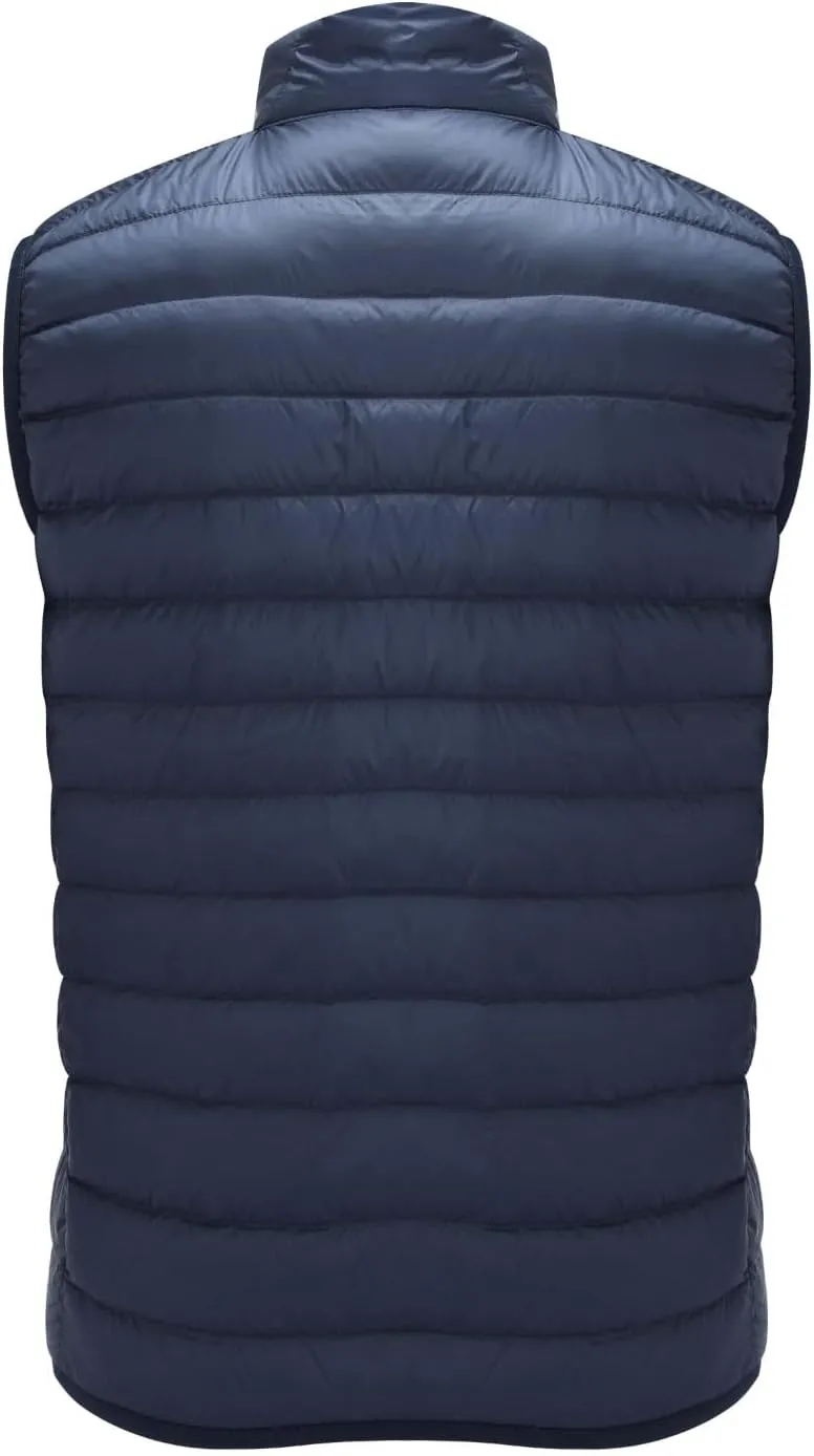 Men's Lightweight Puffer Vest Packable Warm Quilted Sleeveless Jacket Coats Waterproof Plain Outerwear for Work