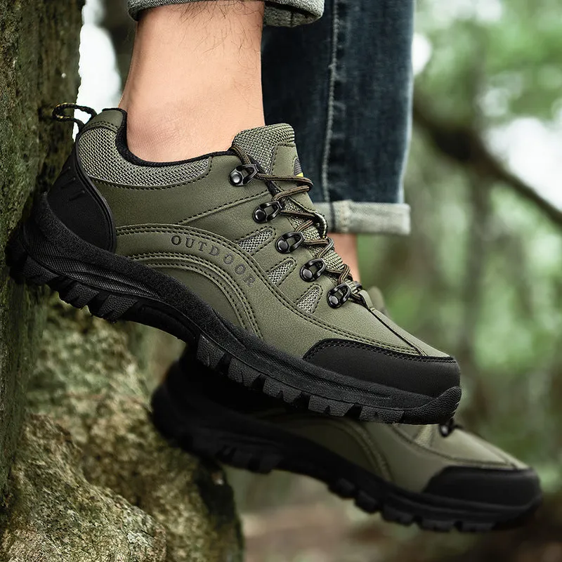 Men's Low Top Waterproof Hiking Shoes Trekking Trails Outdoor Work Shoes 5.0