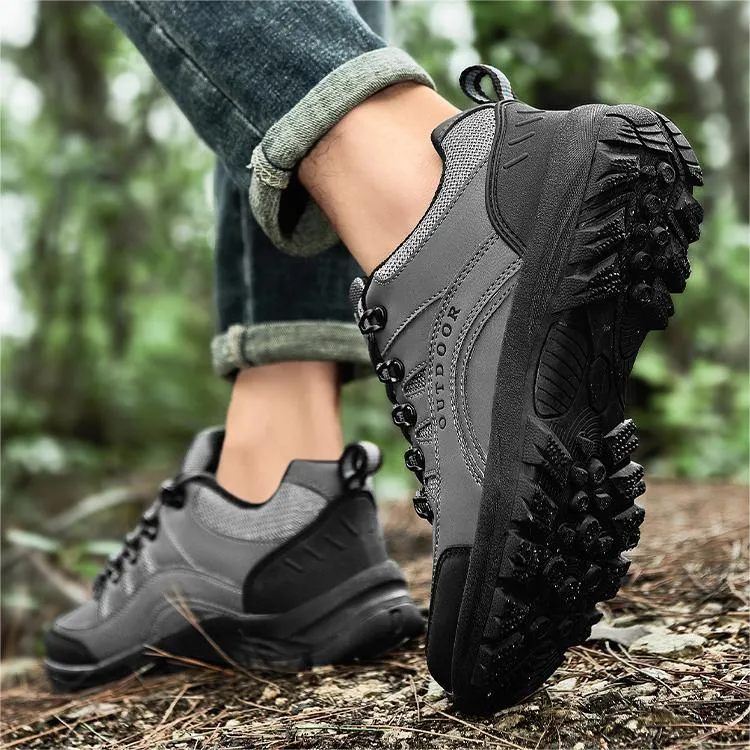 Men's Low Top Waterproof Hiking Shoes Trekking Trails Outdoor Work Shoes 5.0