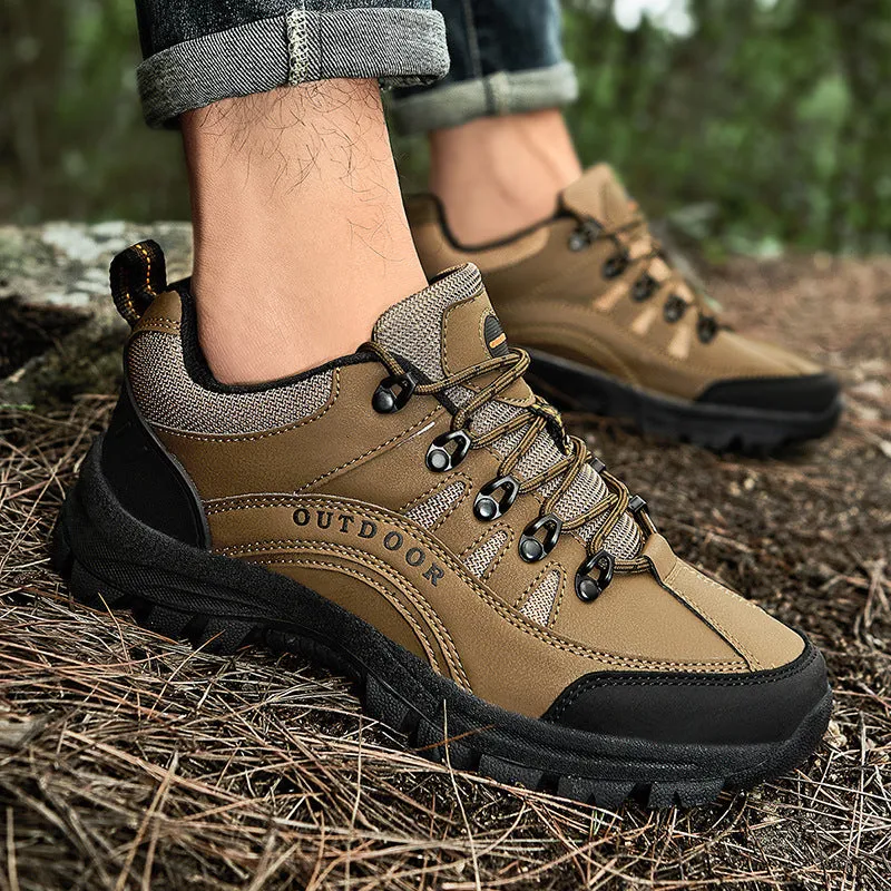 Men's Low Top Waterproof Hiking Shoes Trekking Trails Outdoor Work Shoes 5.0