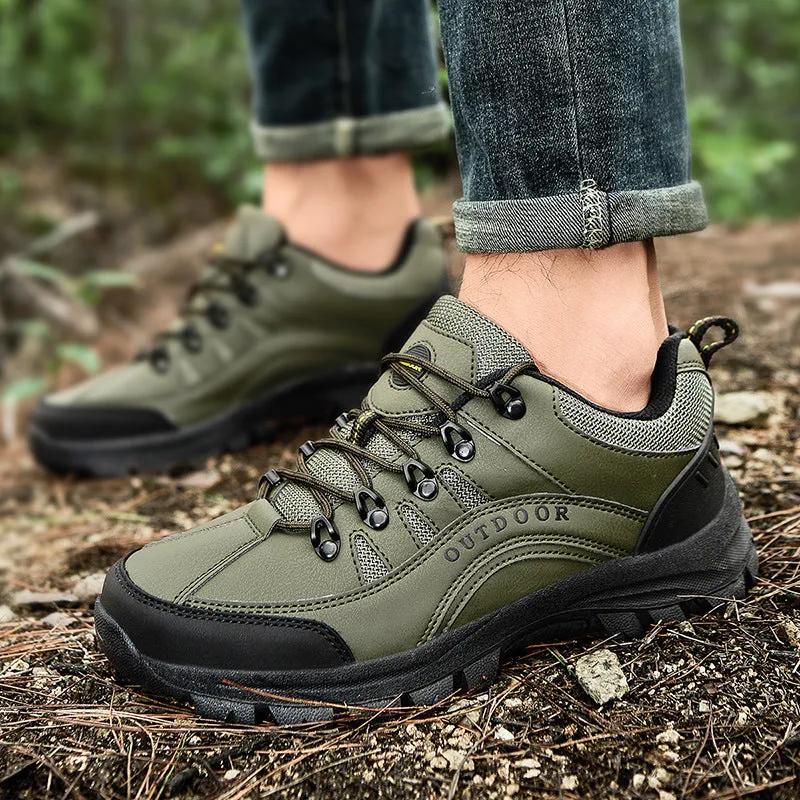 Men's Low Top Waterproof Hiking Shoes Trekking Trails Outdoor Work Shoes 5.0