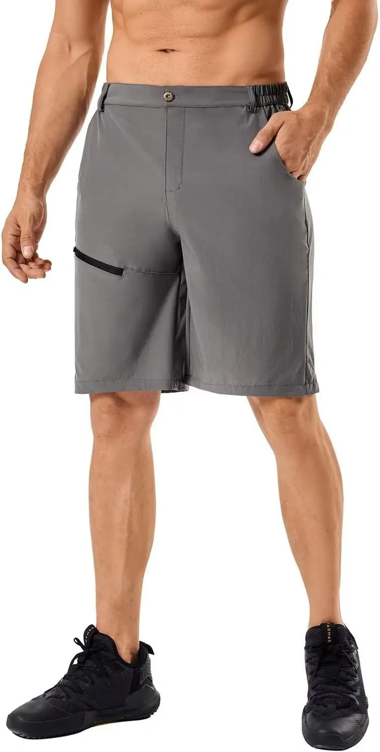 Men's Quick Dry Lightweight Stretch Cargo Hiking Shorts with 6 Pockets