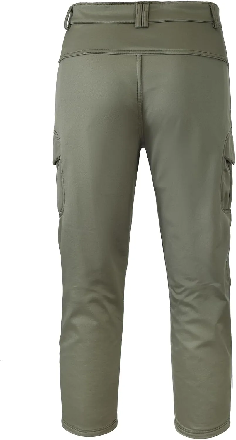 Men's Tactical Camo Pants Cargo Work Pants Water Resistant Thermal Ourdoor Hiking Pants