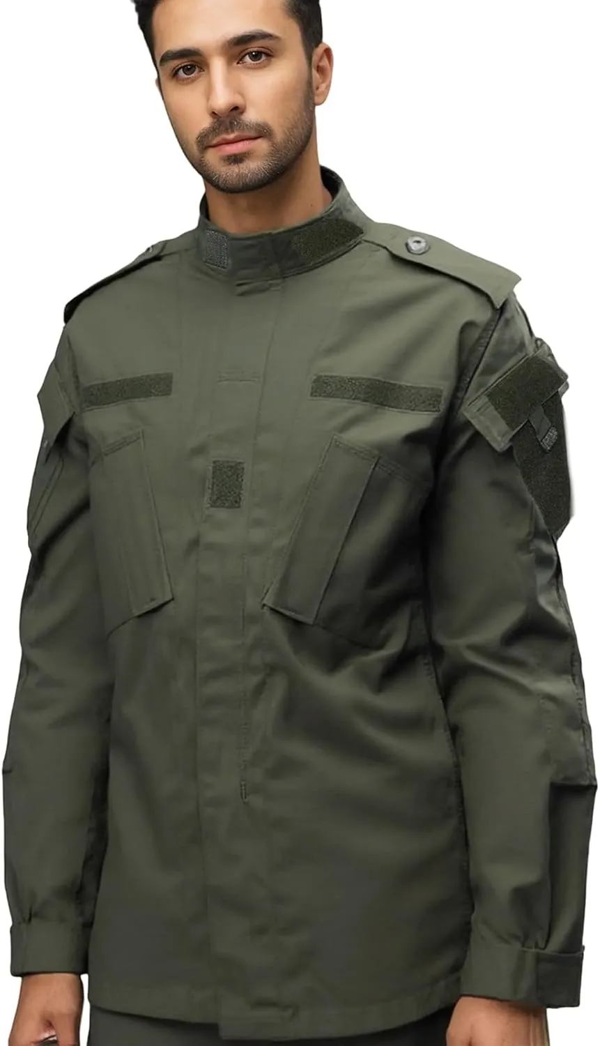 Men's Tactical Combat Jacket and Pant Set Ripstop Military Uniform Outdoor Hunting Paintball Airsoft Casual Clothes