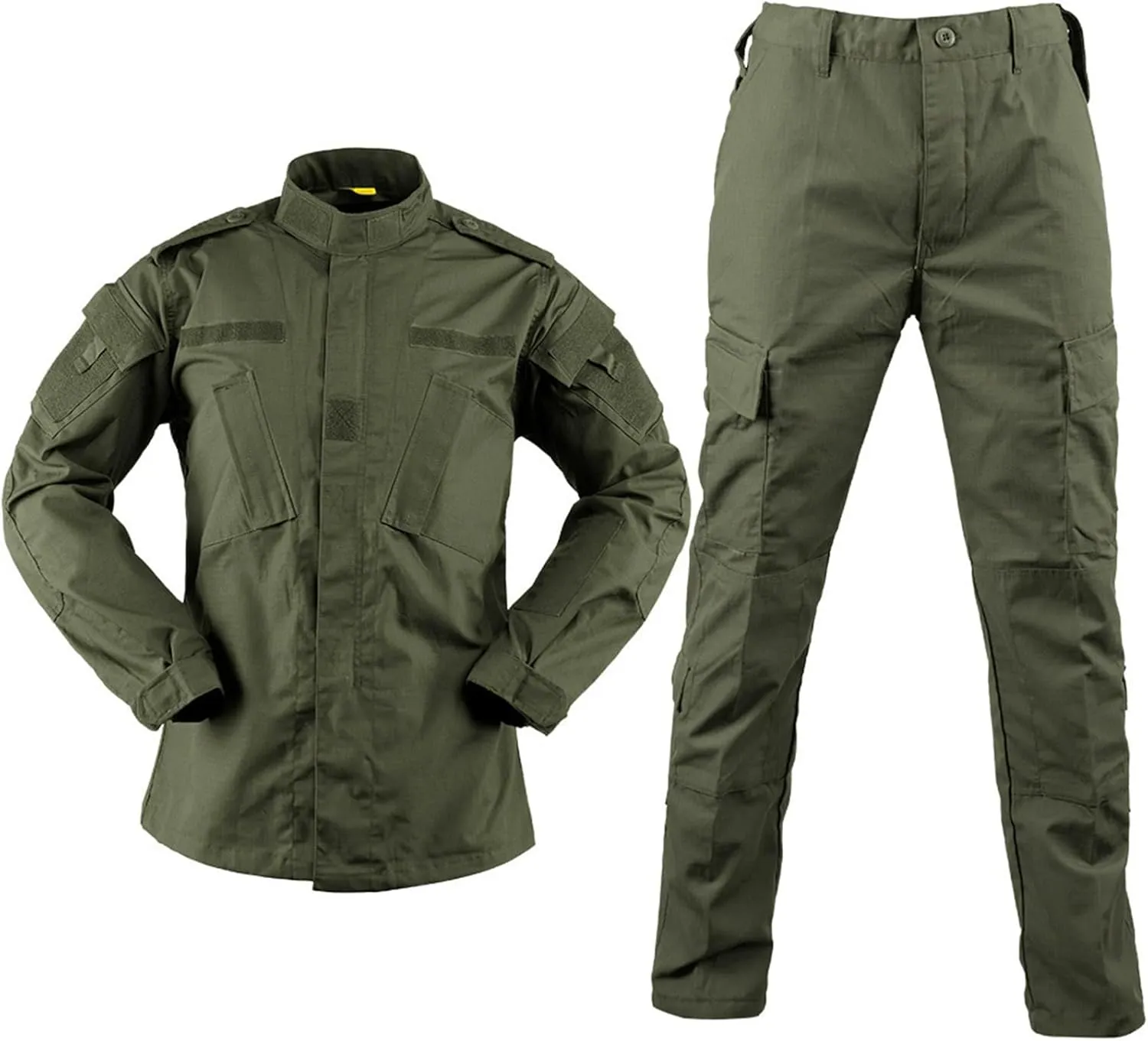 Men's Tactical Combat Jacket and Pant Set Ripstop Military Uniform Outdoor Hunting Paintball Airsoft Casual Clothes